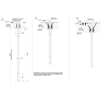 Излив потолочный Gessi Gessi316 54099.299 Matte Black