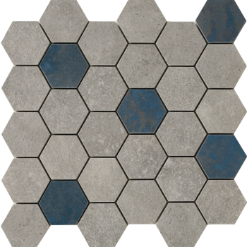 Мозаика 27958 D.GRUNGE GREY HEXA/AS/28.3X29.4/C 28.3X29.4