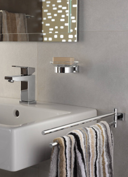 Держатель для стакана или мыльницы GROHE Essentials Cube, хром 40508001