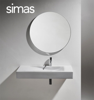 Раковина подвесная Simas Frozen FZ12bi*1 100 см белый