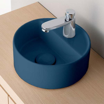 Раковина накладная Cielo Les Petites LPLATSF OL 28 см синий