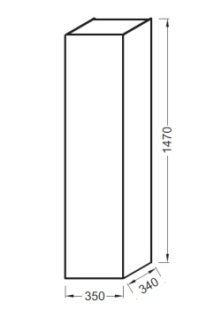 Jacob Delafon Rythmik Шкаф-пенал