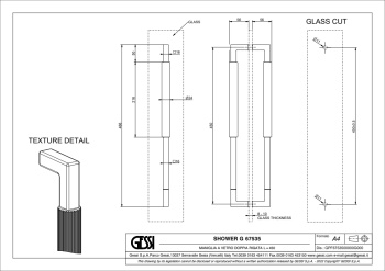 Ручка смесителя Gessi 67535.707 Black Metal Brushed PVD