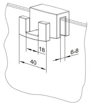 Крючок Radaway WR-009