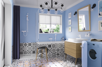 Смеситель для душа Kludi Pure&Easy 378419165 двухцветный