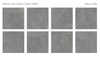 Слэб керамический STAROSLABS Dolmen Gris 120x120 Sahara Microcid м2