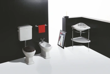 Консоль под раковину Simas Arcade 1011 cr угловая хром