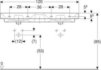 Раковина подвесная Geberit Smyle 500.223.01.1 белая