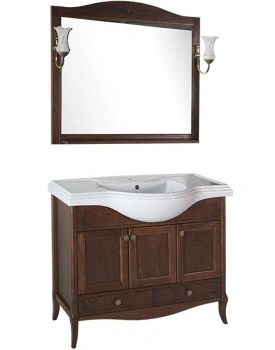 Комплект мебели для ванной ASB-Woodline Салерно 105см 969701