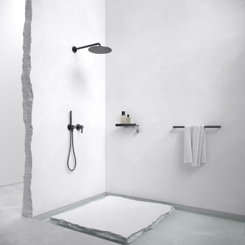 Полотенцедержатель Keuco Reva 12801370600 черный матовый