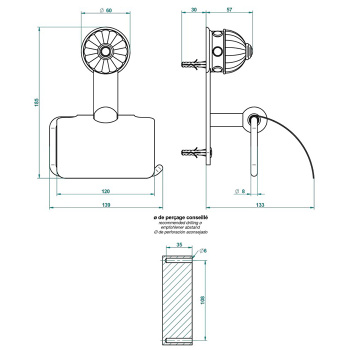 Держатель туалетной бумаги с крышкой THG Cheverny Malachite A1S-F01-538AC полированное золото