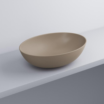 Раковина накладная Cielo Era Eco BAECO58 AN 58 см коричневый