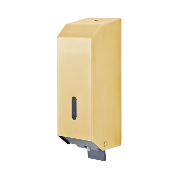 3SC Hotel Дозатор для жидкого мыла, настенный, 1.2 литра, цвет: золото 24к. Lucido HO16GD