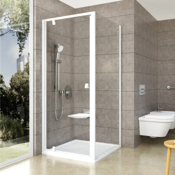 Душевая дверь Ravak Pivot PDOP1-80 03G40101Z1 белая/белая+Transparent