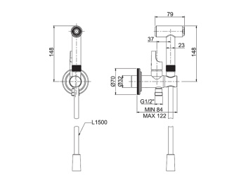 Гигиенический душ Fima Carlo Frattini PARK LANE F1320/4SN