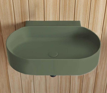 Раковина подвесная Cielo Mare MRLS60Sf AG 60 см зеленый