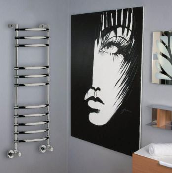 Полотенцесушитель водяной Margaroli Luna 4343711BGON 110x43.5 золото