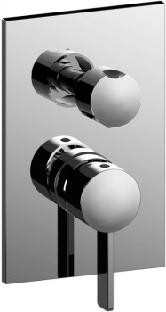 Смеситель для душа Paffoni Rock RO018CR (с внутренней частью)