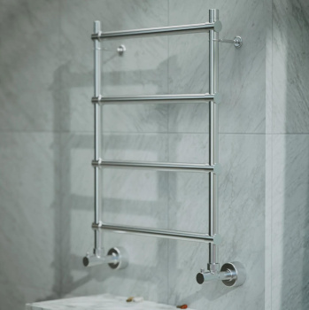 Полотенцесушитель водяной Margaroli Sole 4424704WGO 72x54 белый/золото