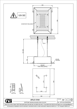 Встраиваемая душевая система Gessi Afilo 57401.279 Matte White
