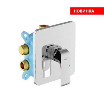 Смеситель настенный без переключателя Ravak Flat FL 066.00 для R-box X070124