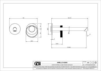 Смеситель для раковины Gessi Anello 63383.031 хром