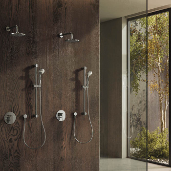 Верхний душ Newform Xt d400, без кронштейна, G1/2, хром 26535.21.018