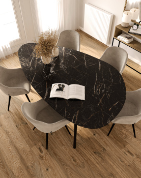 Слэб керамический STAROSLABS Matt Black Bonanza Sahara 2800x1200x6 Microcid шт