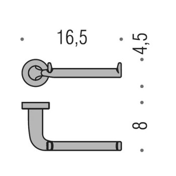 Держатель для туалетной бумаги Colombo Basic хром B2708.CR