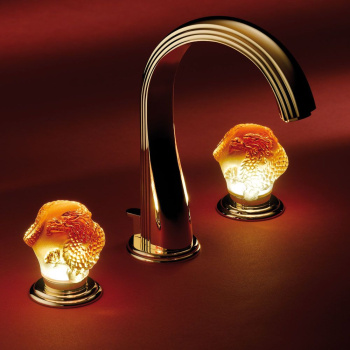 Смеситель для раковины THG Sun Dragon U5D-F01-151LED полированное золото