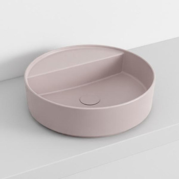 Раковина накладная Cielo Shui Comfort SHCOLATSF CP 45 см розовый