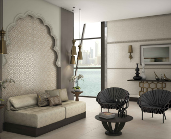 Плитка Moldura Antique Ivory 5x40