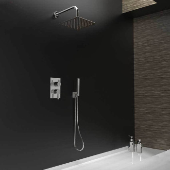 Смеситель для душа Ramonsoler Blautherm встраиваемый с тропическим и ручным душем 941502RPK225