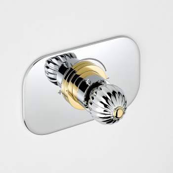 Смеситель для душа THG Mandarine Metal U1A-G02-5100B хром/золото