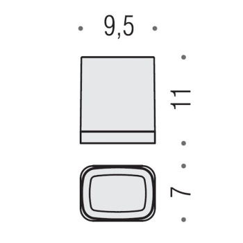 Стакан подвесной Colombo Time хром/матовое стекло W4202.CR-VAN