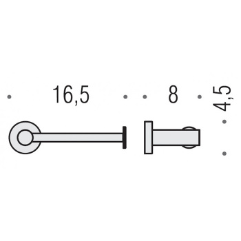 Держатель туалетной бумаги Colombo Plus подвесной, PVD Vintage W4908.VL