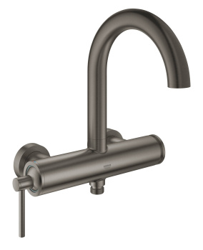 Смеситель для ванны GROHE Atrio New, настенный монтаж, темный графит матовый 32652AL3