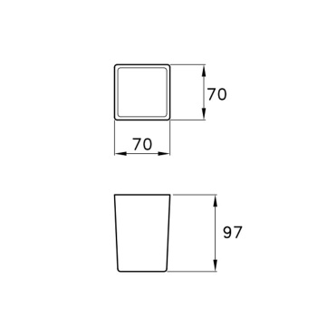Стакан Stella Casanova (прозрачное стекло) B016 UN 10008 VTR0