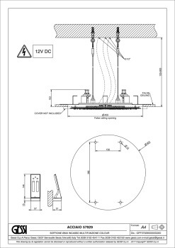 Душевая система скрытая часть Gessi Colour 57929.238 Mirror Steel