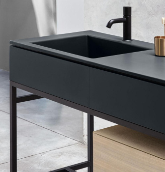 Раковина встраиваемая Cielo Milano MILA AV 120 см коричневый