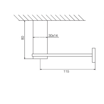 Держатель туалетной бумаги Fima Carlo Frattini Quadra чёрный матовый F6025/1NS