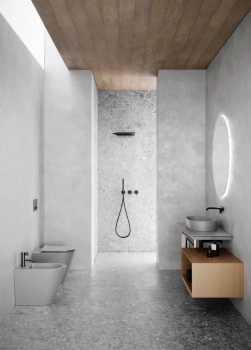 Раковина 60×35 h12 Catalano Zero накладная Cemento satinato 0122600023