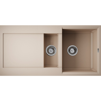 Мойка кухонная Omoikiri Sakaime 100-2-SA бежевая 4993894