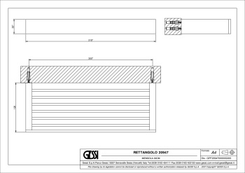 Полка для душа Gessi Rettangolo 20947.031 Chrome