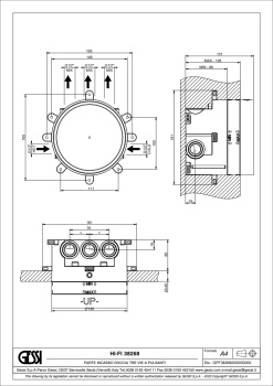 Скртая часть смесителя Gessi Hi-Fi 38268.031 Chrome