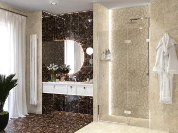 Керамическая плитка Eletto Ceramica Insignia Emperador Beige Struttura Brillo 24.2x70 см N60006