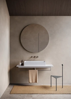 Столешница керамическая 125×50 Catalano Ceramic Top Nero satinato 0831250022