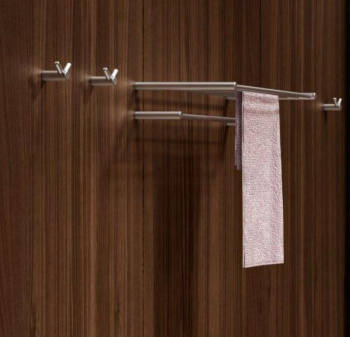 Крючок для ванной Nofer двойной ROMA матовый 16821.S