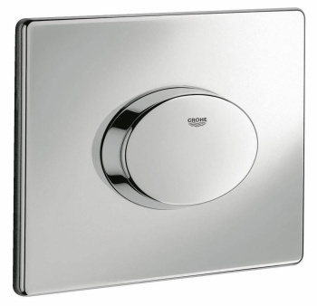 Панель смыва для унитаза GROHE Skate Air горизонтальная 1 режим смыва, хром 38565000