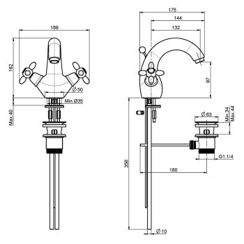 Смеситель для раковины Fima Carlo Frattini Olivia F5041BR бронза